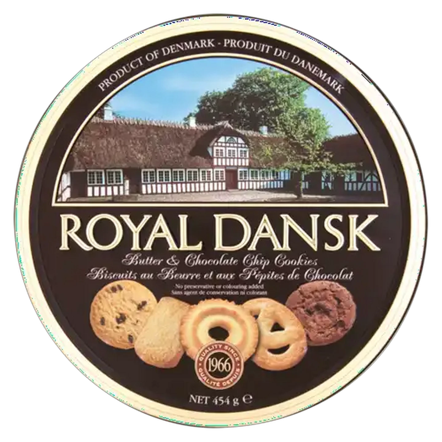 Image of Royal Dansk Butter & Chocolate Chip Cookies 454g