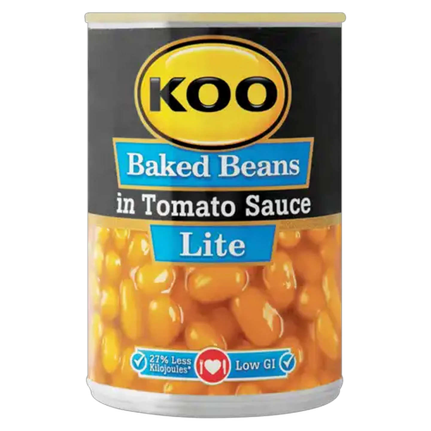 Image of KOO Lite Baked Beans In Tomato Sauce Can 410g