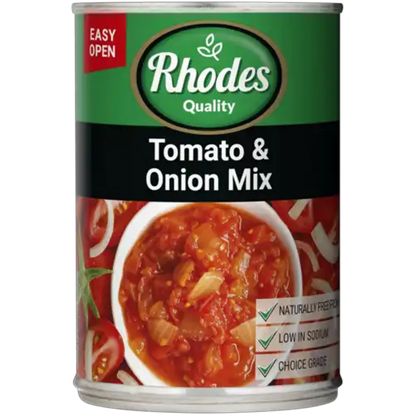 Image of Rhodes Quality Tomato & Onion Mix 410g