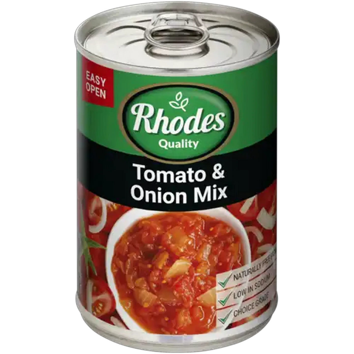 Image of Rhodes Quality Tomato & Onion Mix 410g