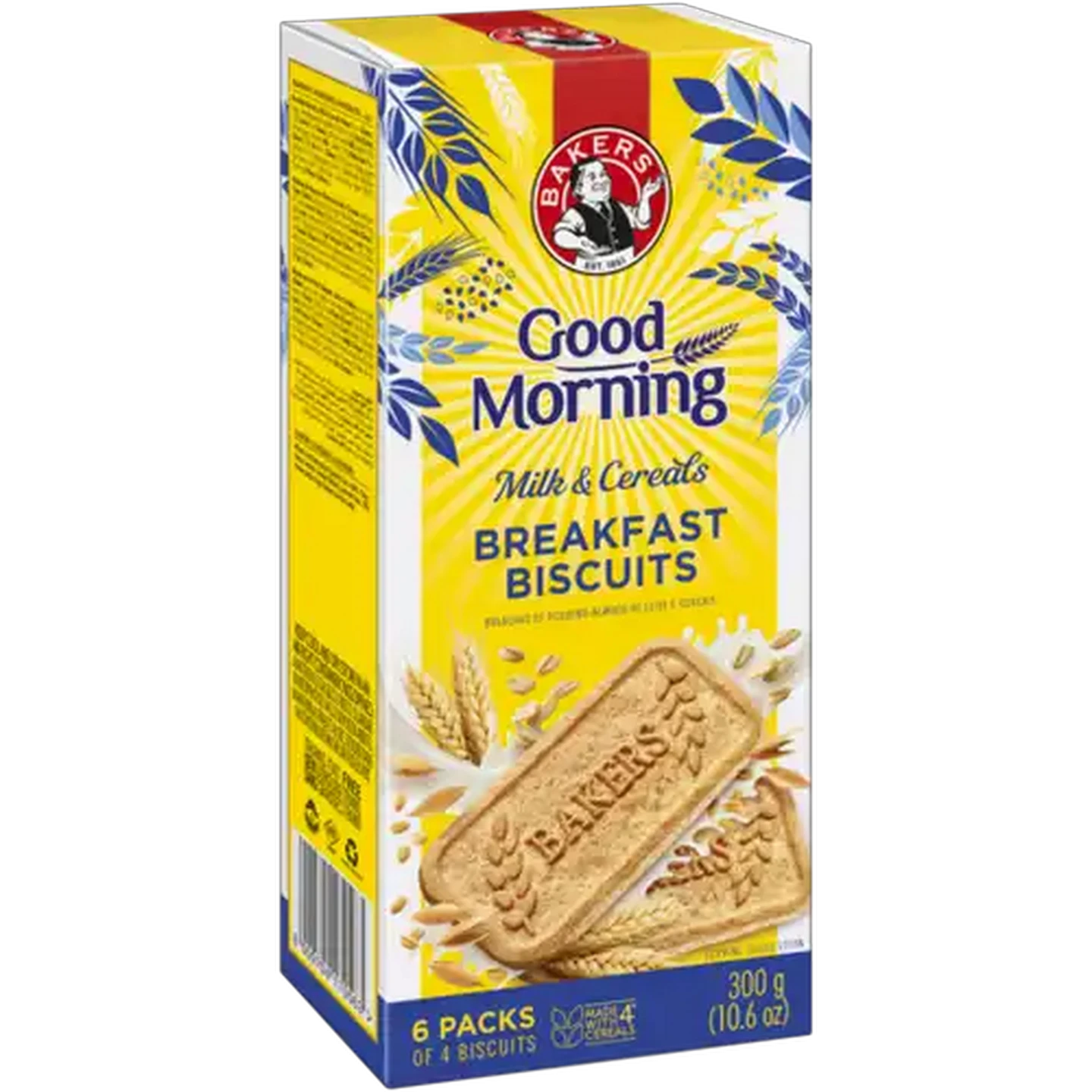 Image of Bakers Good Morning Milk & Cereal Flavoured Breakfast Biscuits 300g
