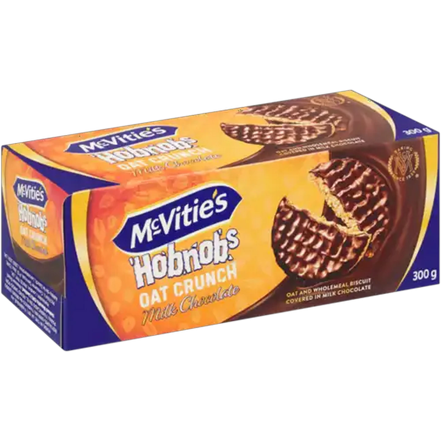Image of McVitie's Hobnobs Milk Chocolate Oat & Wholemeal Biscuits 300g