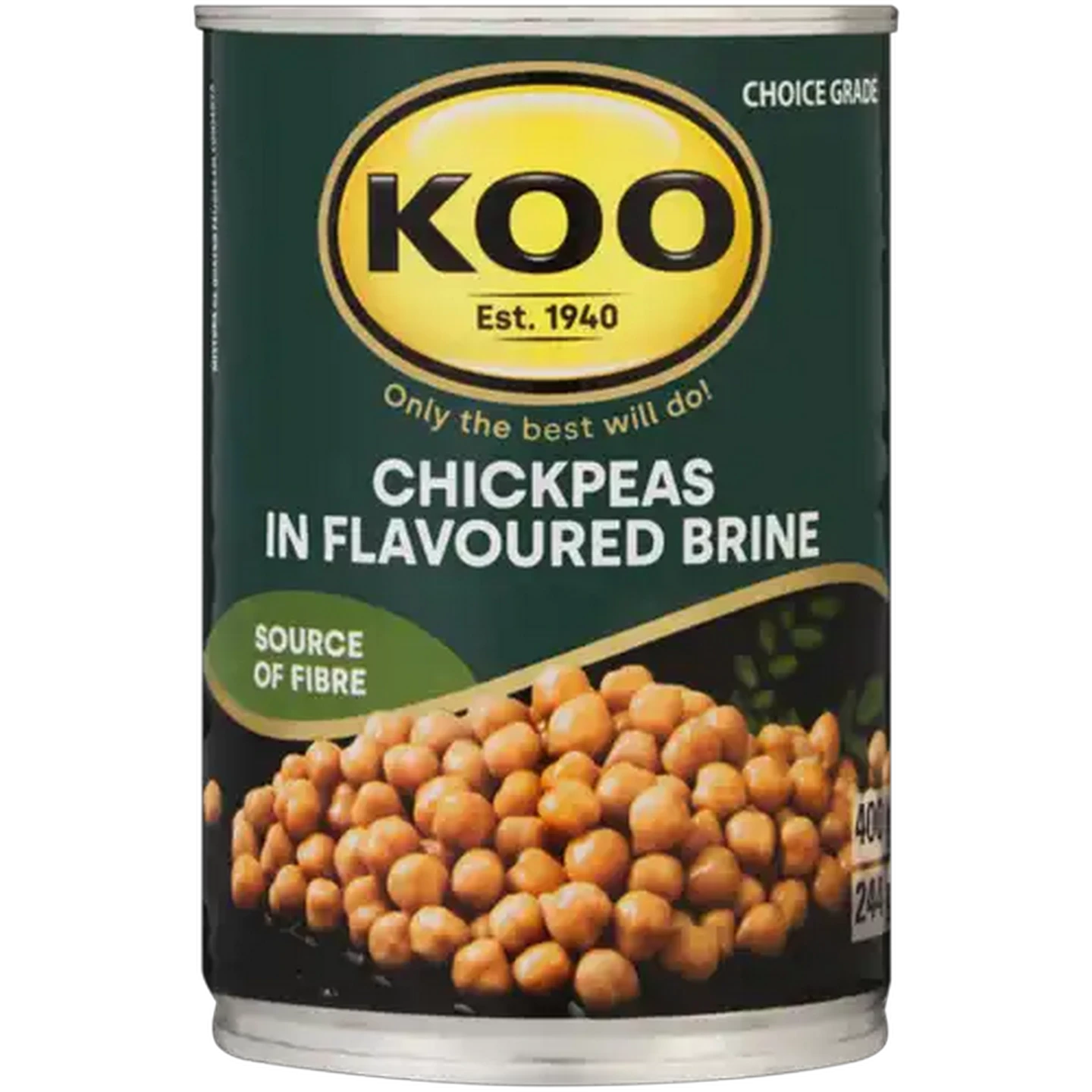 Image of KOO Chickpeas in Flavoured Brine 400g