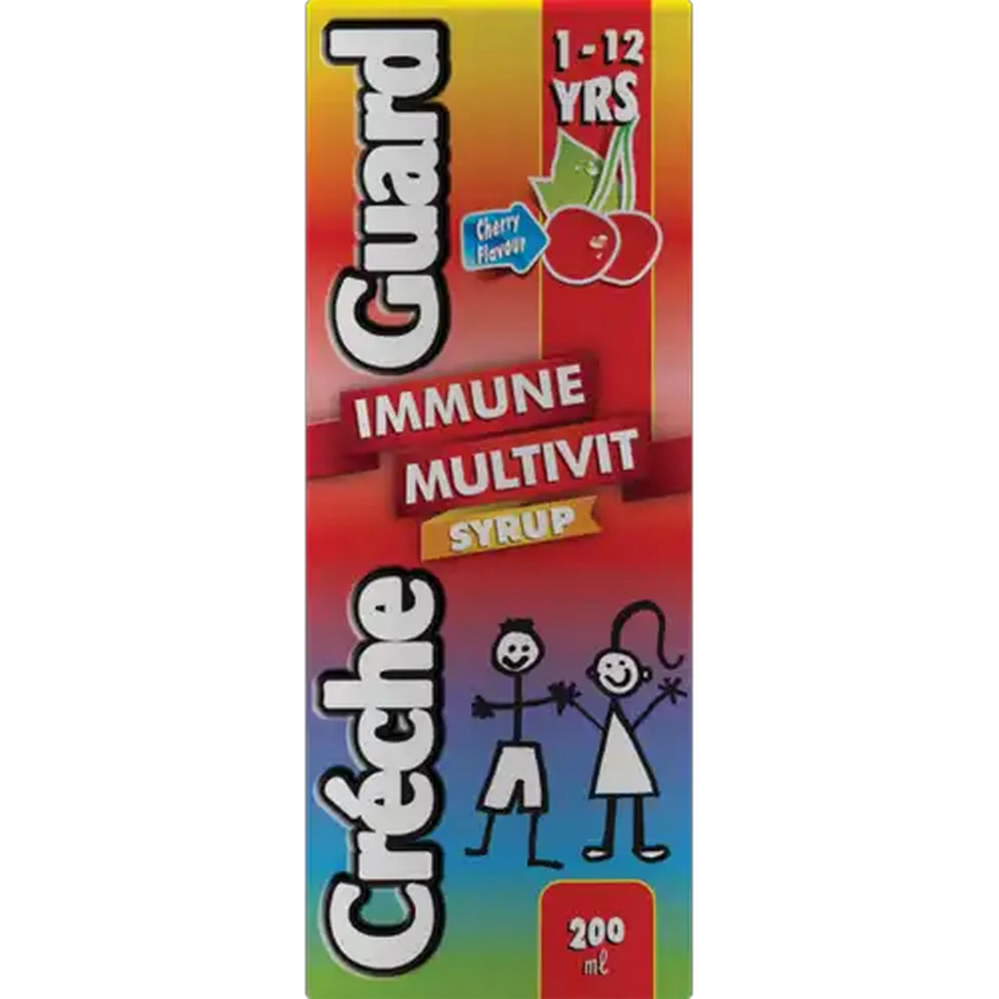 Image of Créche Guard Immune Multivitamin Cherry Flavoured Syrup 200ml