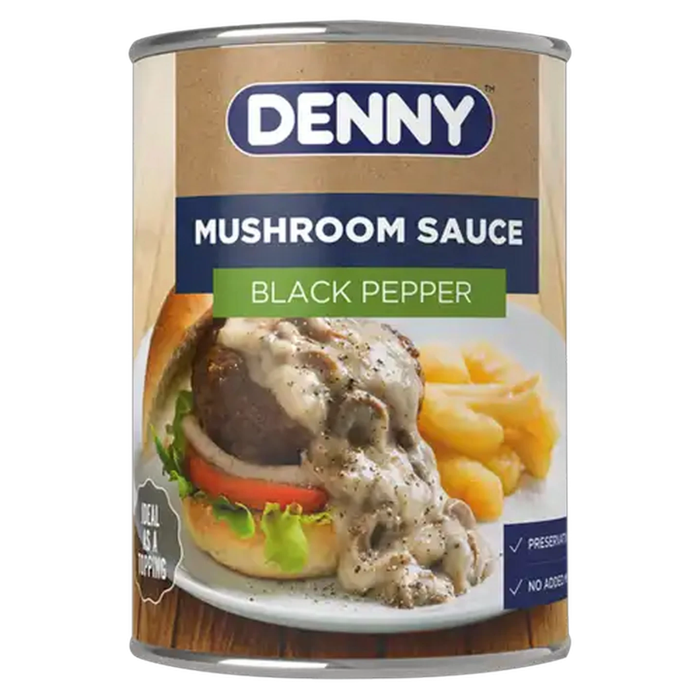Image of DENNY Black Pepper Mushroom Sauce Can 300g