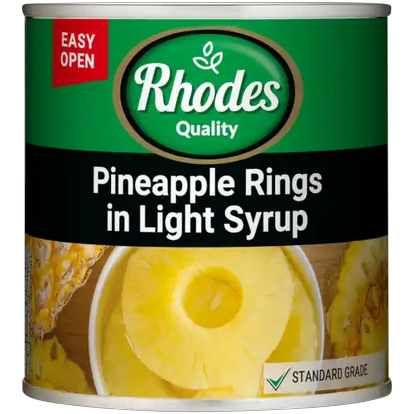 Image of Rhodes Quality Pineapple Rings in Light Syrup 440g