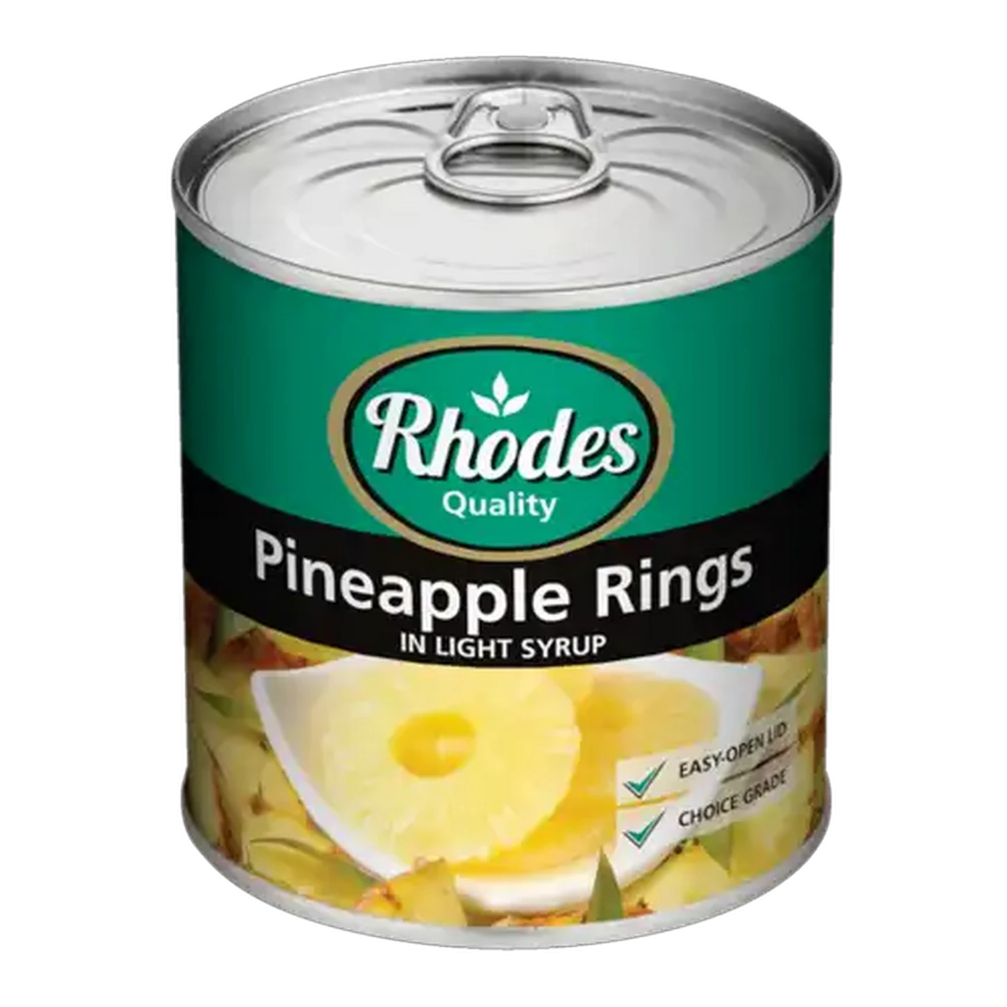 Image of Rhodes Quality Pineapple Rings in Light Syrup 440g