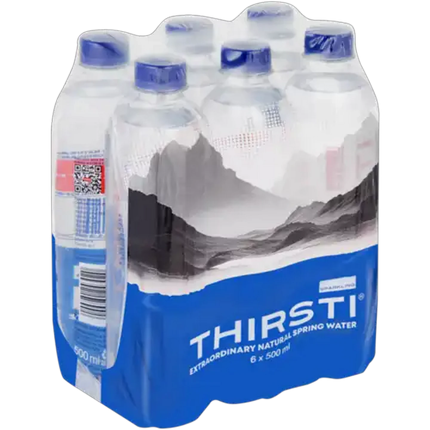 Image of Thirsti Sparkling Natural Spring Water 6 x 500ml
