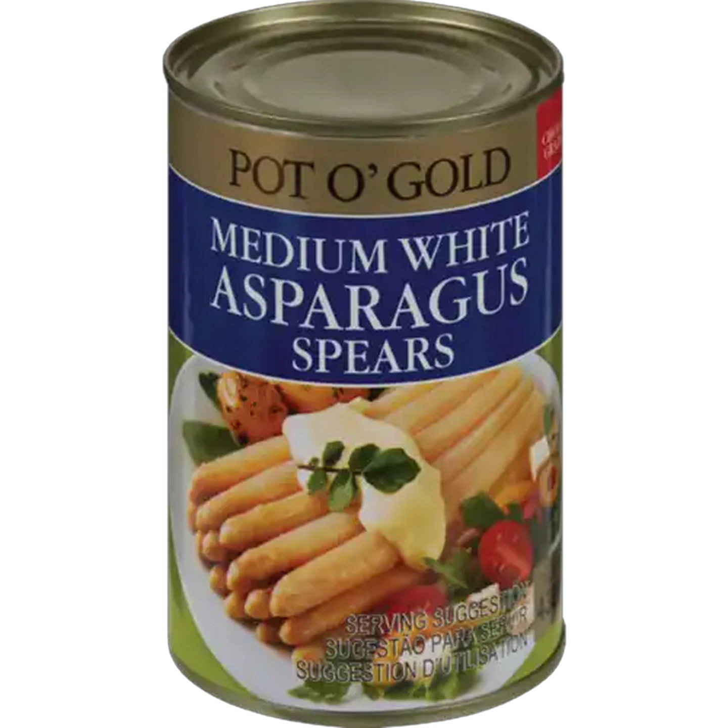 Image of Pot O' Gold Medium White Asparagus Spears 430g
