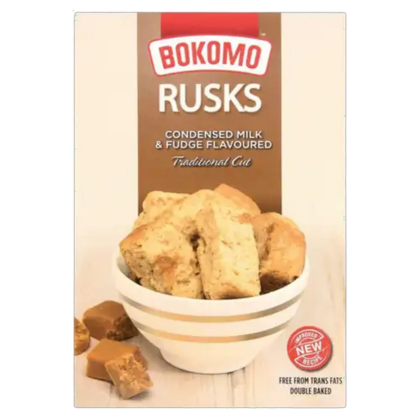 Image of Bokomo Condensed Milk & Fudge Flavoured Rusks 450g