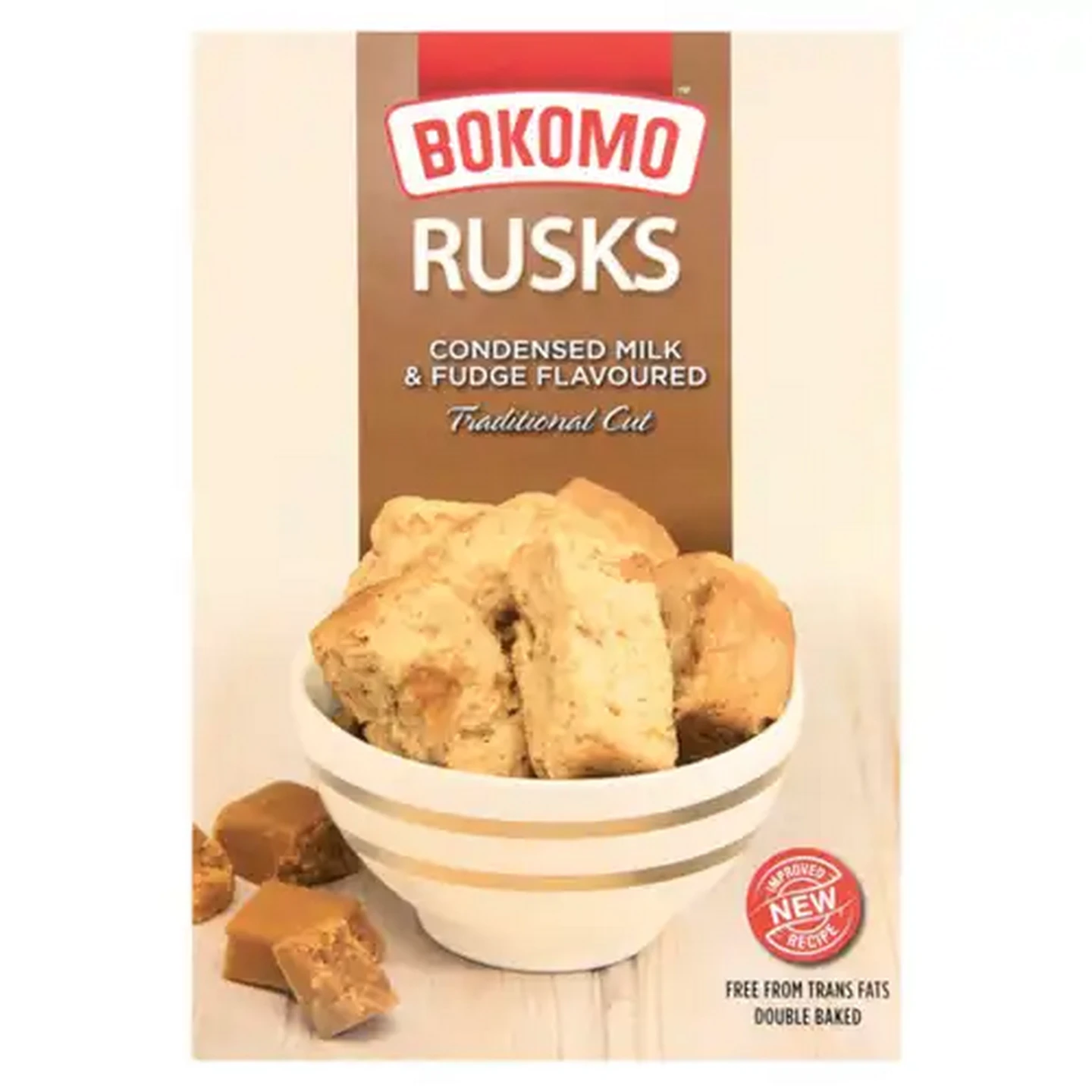 Image of Bokomo Condensed Milk & Fudge Flavoured Rusks 450g