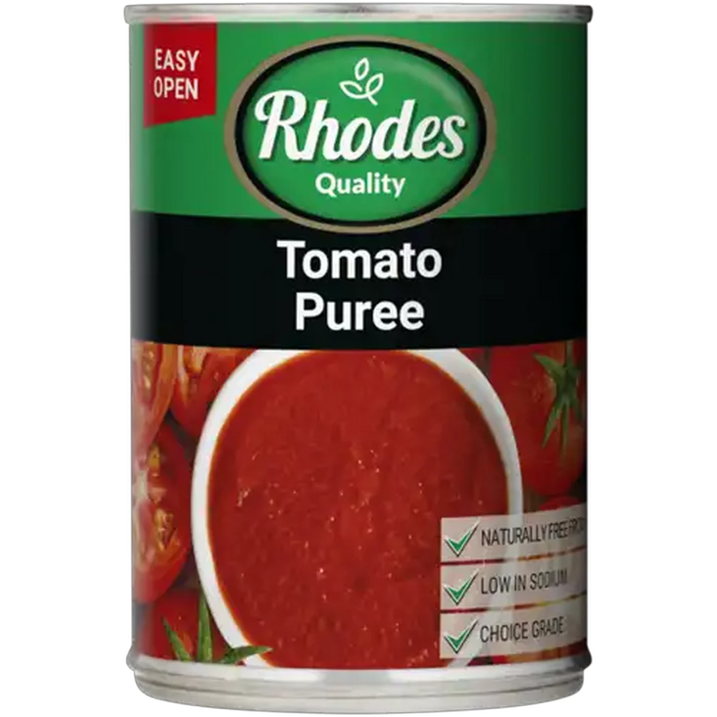 Image of Rhodes Quality Tomato Puree 410g