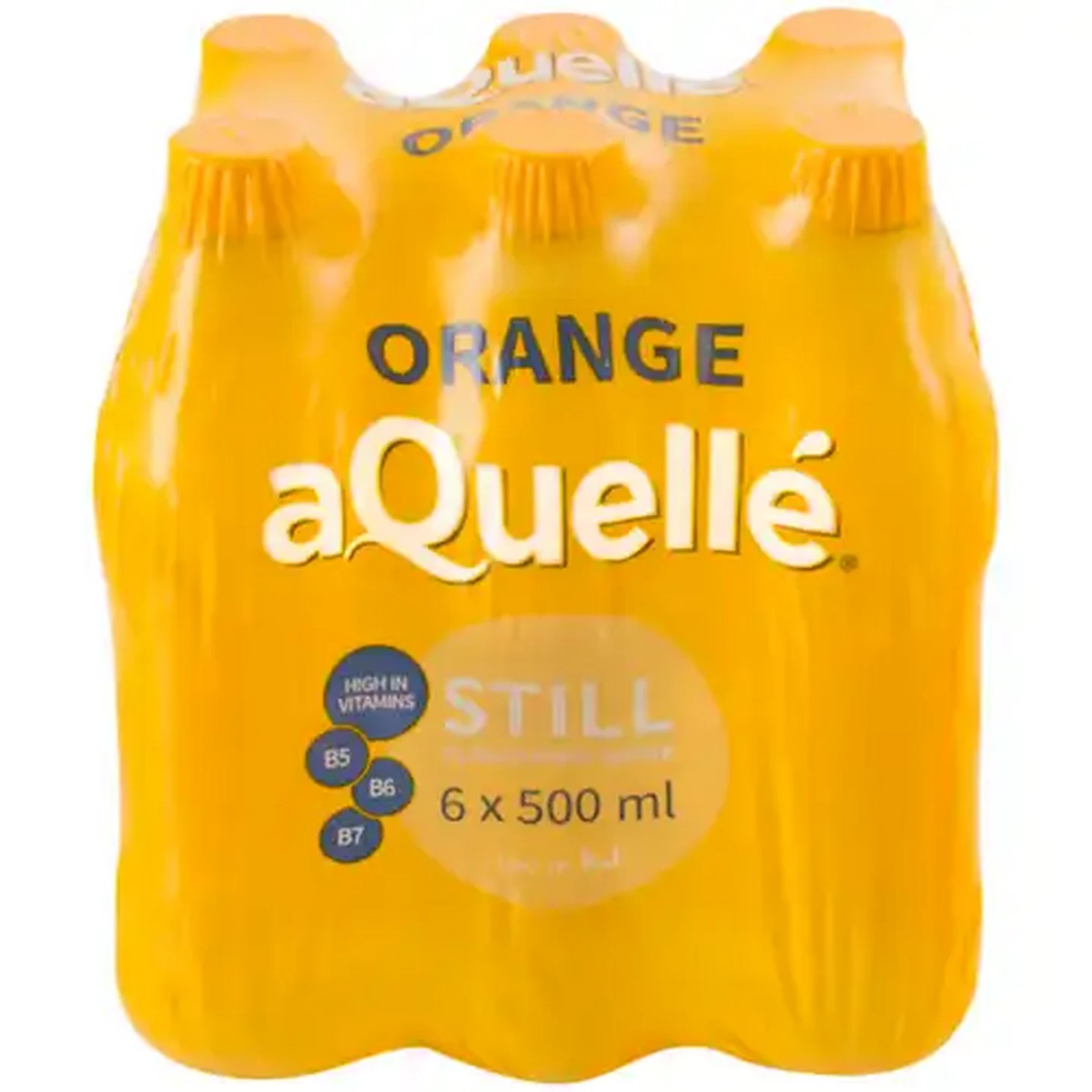 Image of aQuellé Orange Flavoured Still Drinks 6 x 500ml