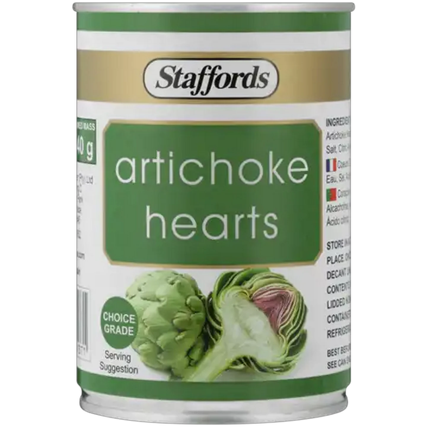Image of Staffords Artichoke Hearts Can 400g