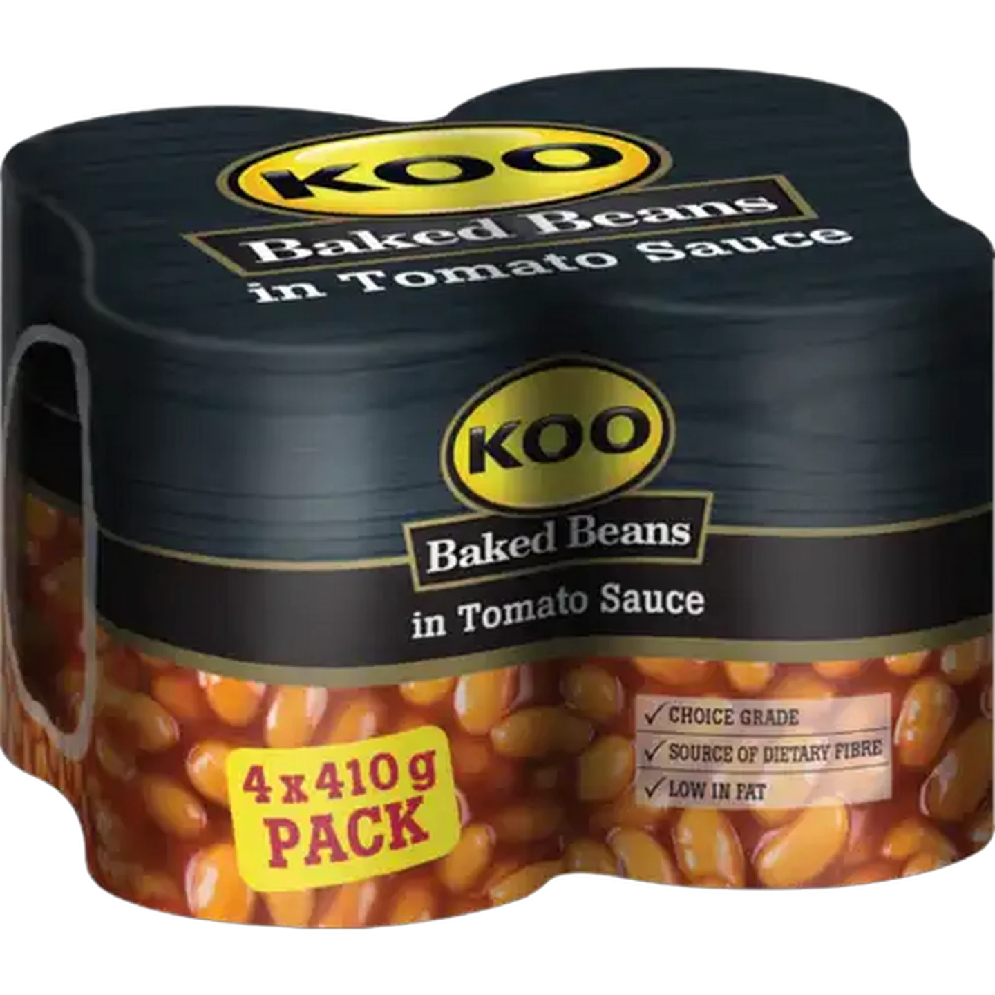 Image of KOO Baked Beans In Tomato Sauce Cans 4 x 410g