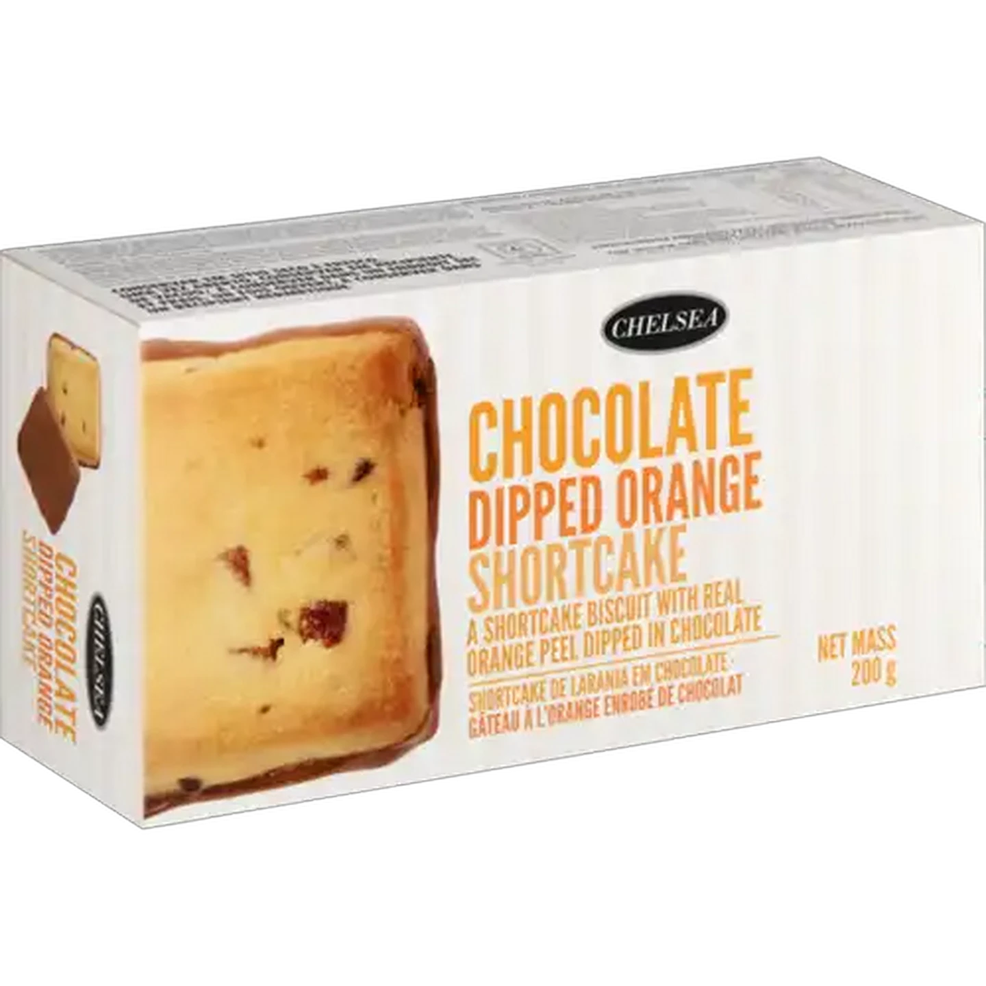 Image of Chelsea Chocolate Dipped Orange Shortcake Biscuits 200g