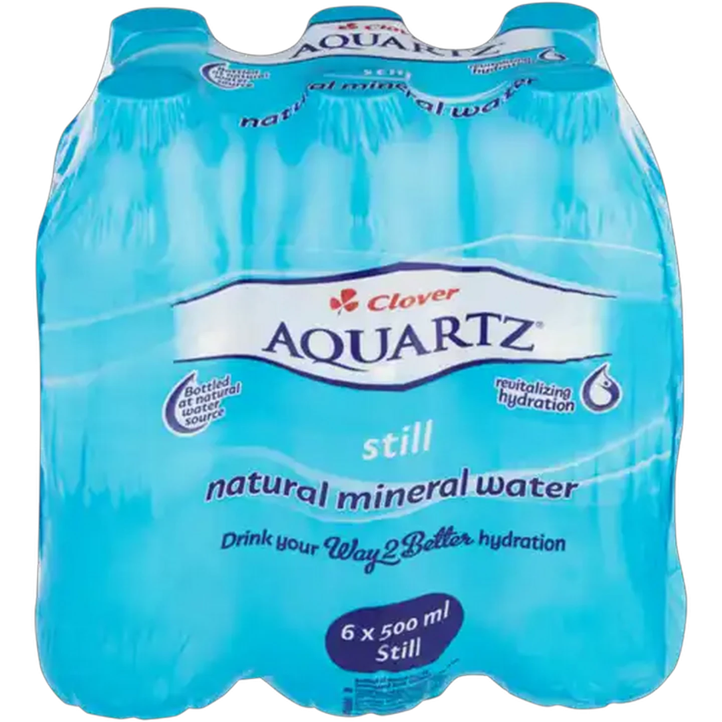 Image of Aquartz Still Water Bottles 6 x 500ml