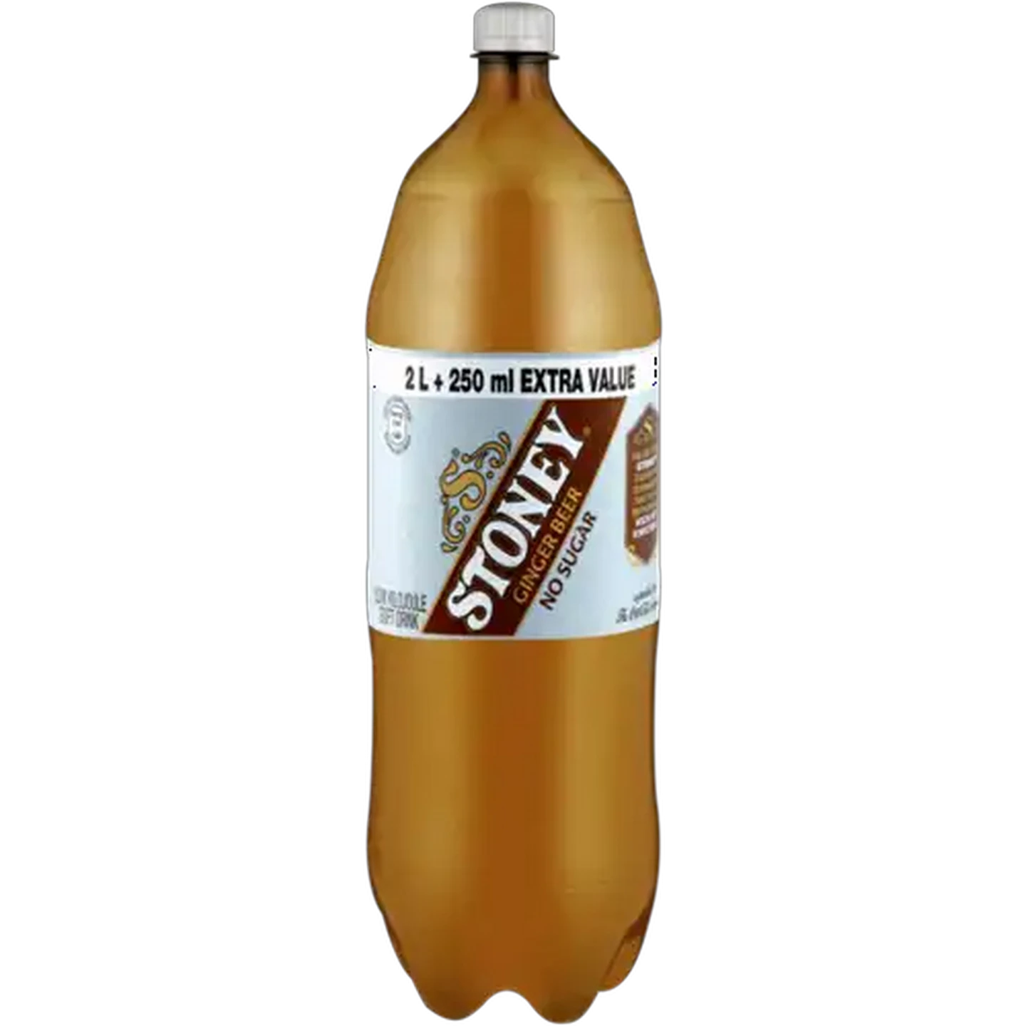 Image of Stoney Low Kilojoule & No Sugar Ginger Beer Bottle 2.25L