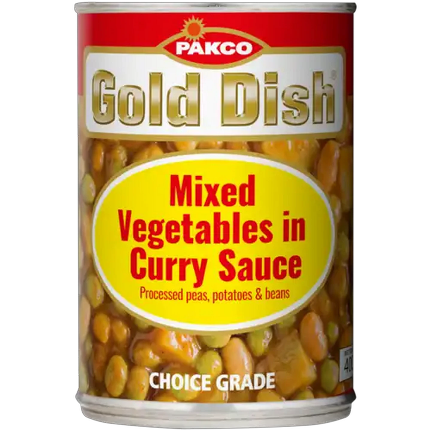Image of Pakco Gold Dish Mixed Vegetables in Curry Sauce 415g
