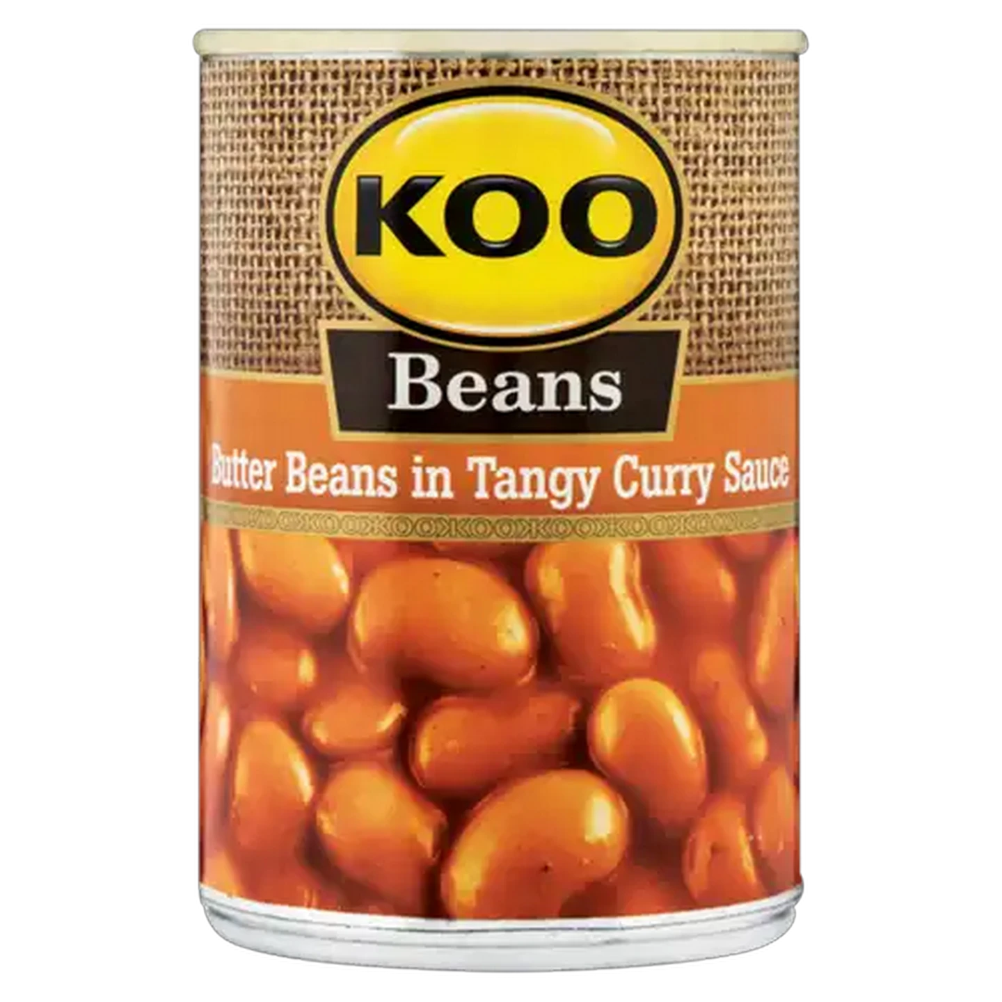 Image of KOO Butter Beans In Tangy Curry Sauce Can 410g