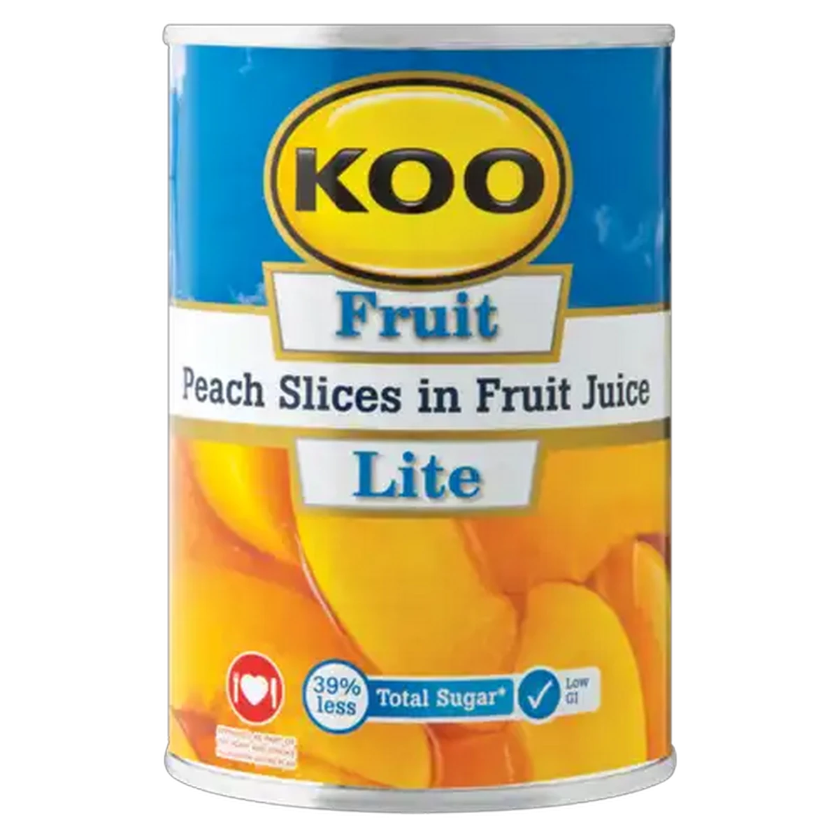 Checkers Sixty60 | KOO Lite Peach Slices In Fruit Juice Can 410g