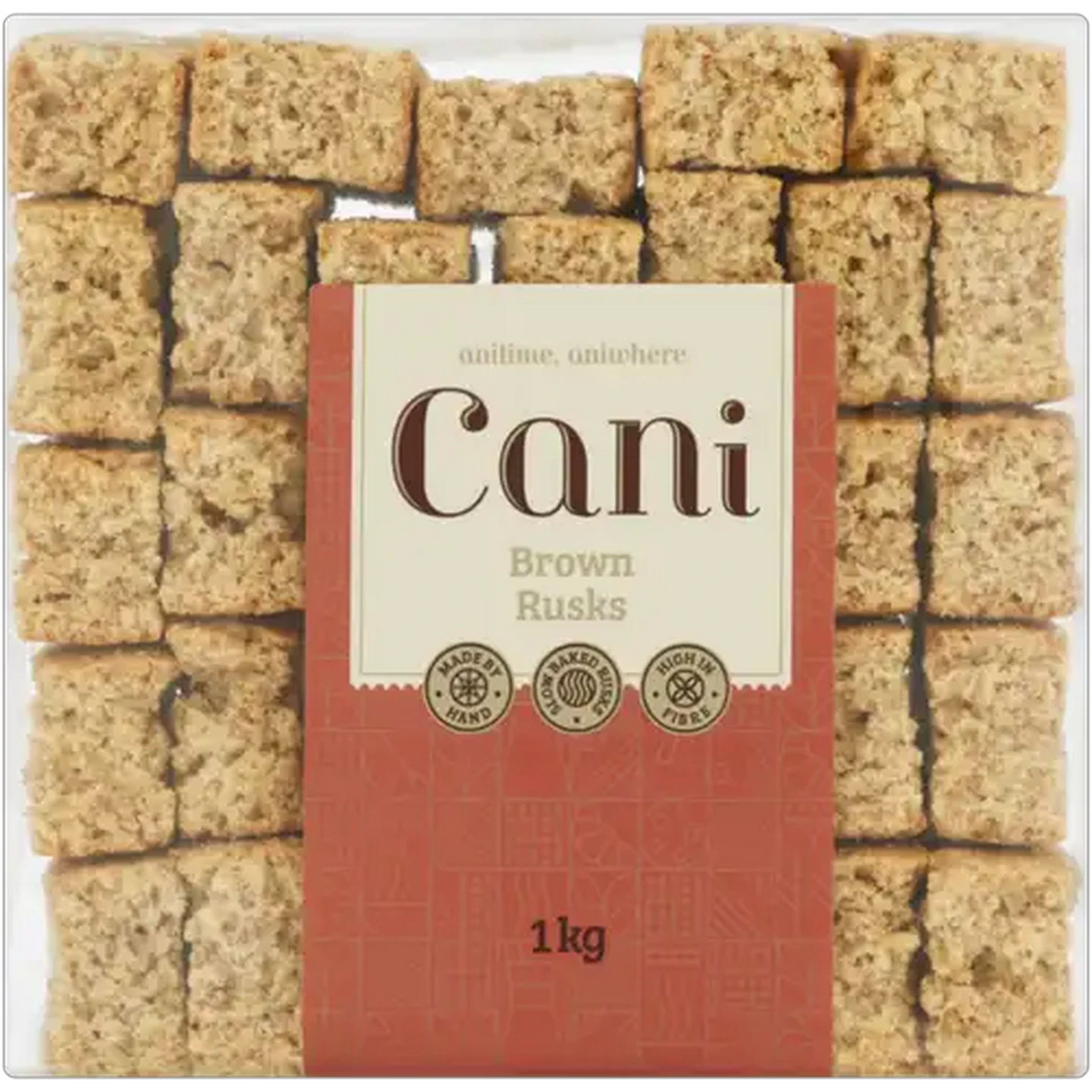 Image of Cani Brown Rusks 1kg