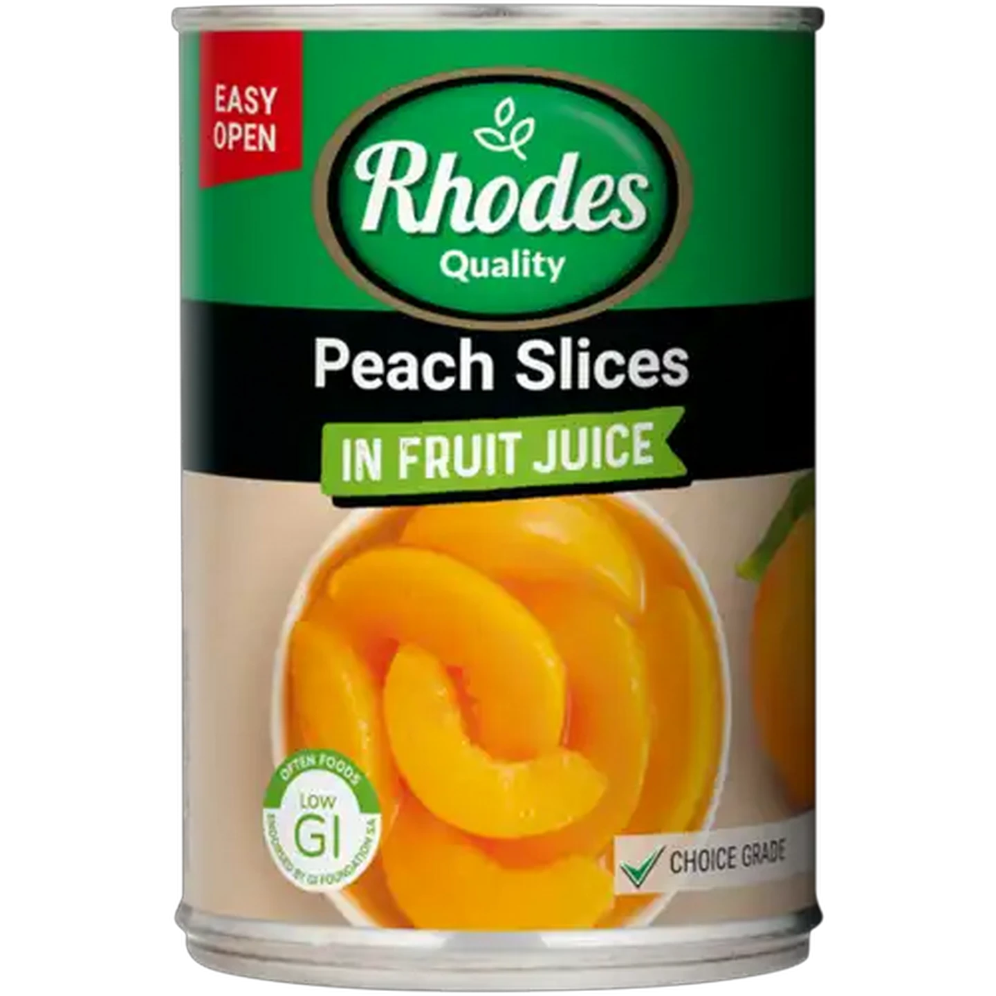 Image of Rhodes Quality Peach Slices in Fruit Juice 410g