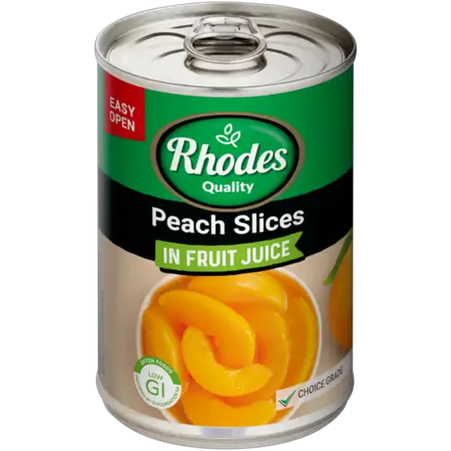 Image of Rhodes Quality Peach Slices in Fruit Juice 410g