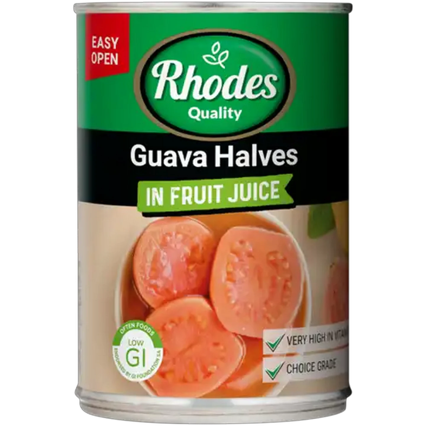Image of Rhodes Quality Guava Halves In Fruit Juice 410g