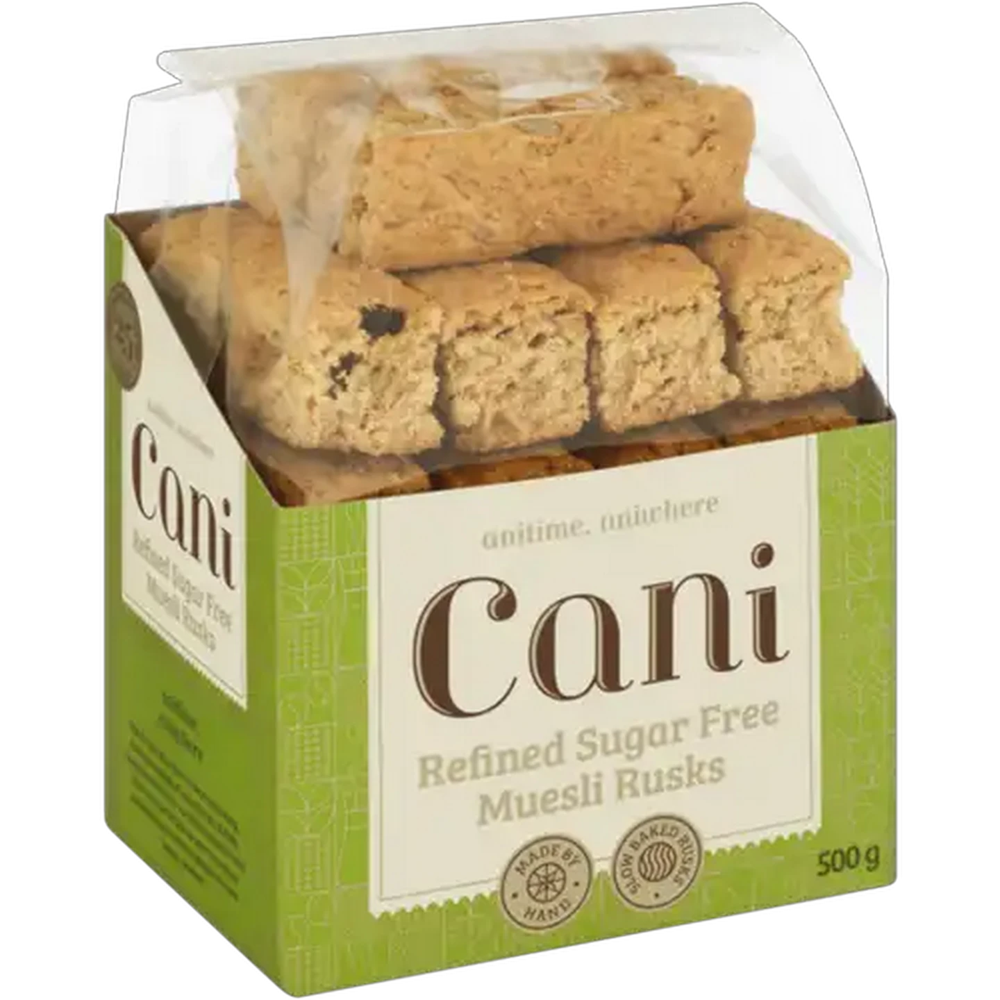 Image of Cani Refined Sugar Free Muesli Rusks 500g