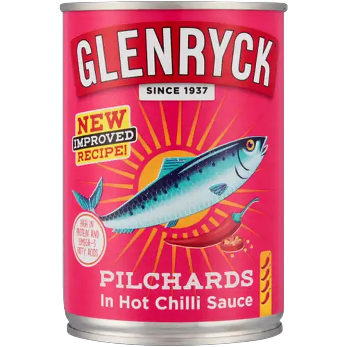 Image of Glenryck Pilchards in Hot Chilli Sauce 400g