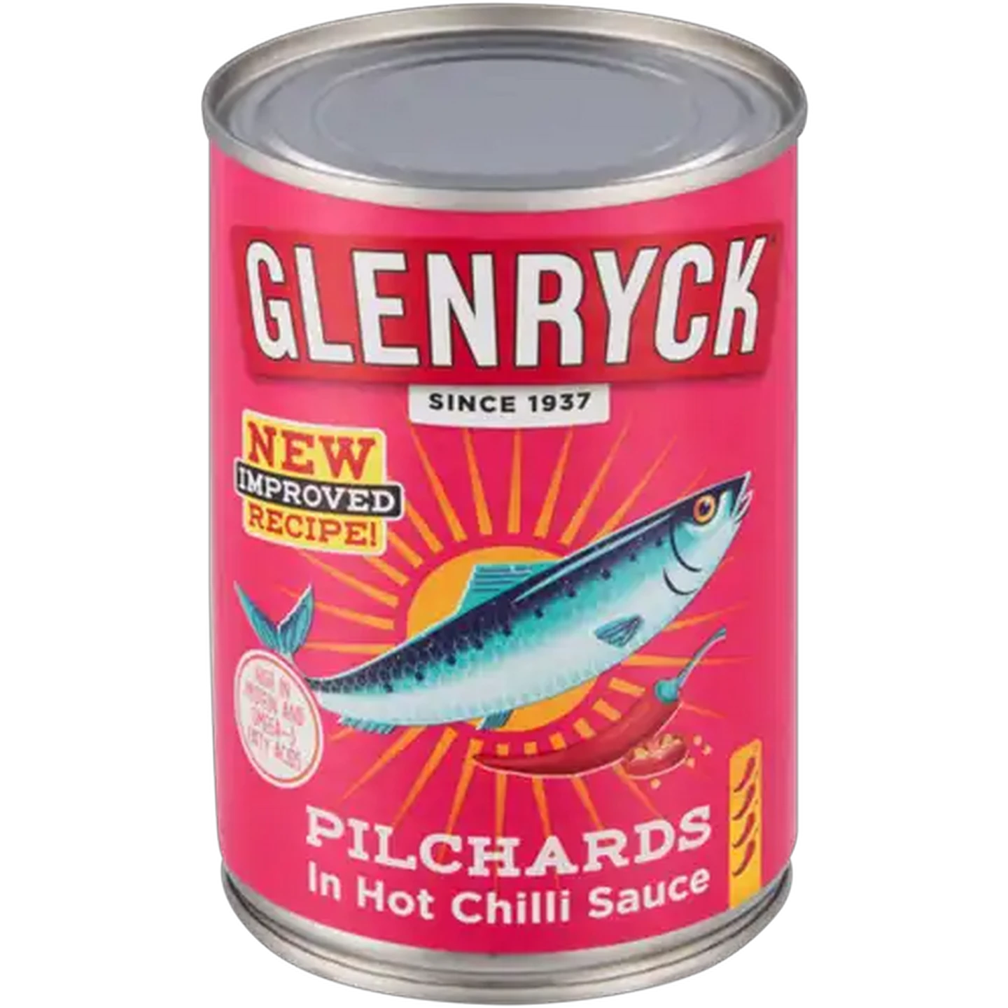 Image of Glenryck Pilchards in Hot Chilli Sauce 400g