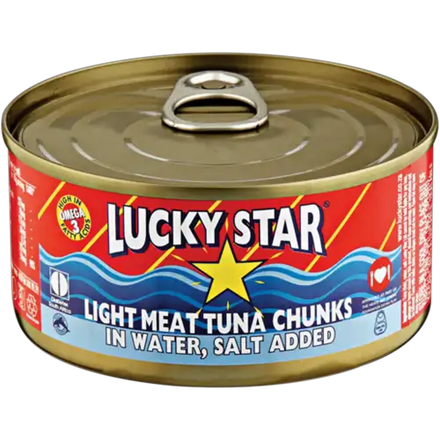 Image of Lucky Star Light Meat Tuna Chunks in Water, Salt Added 170g