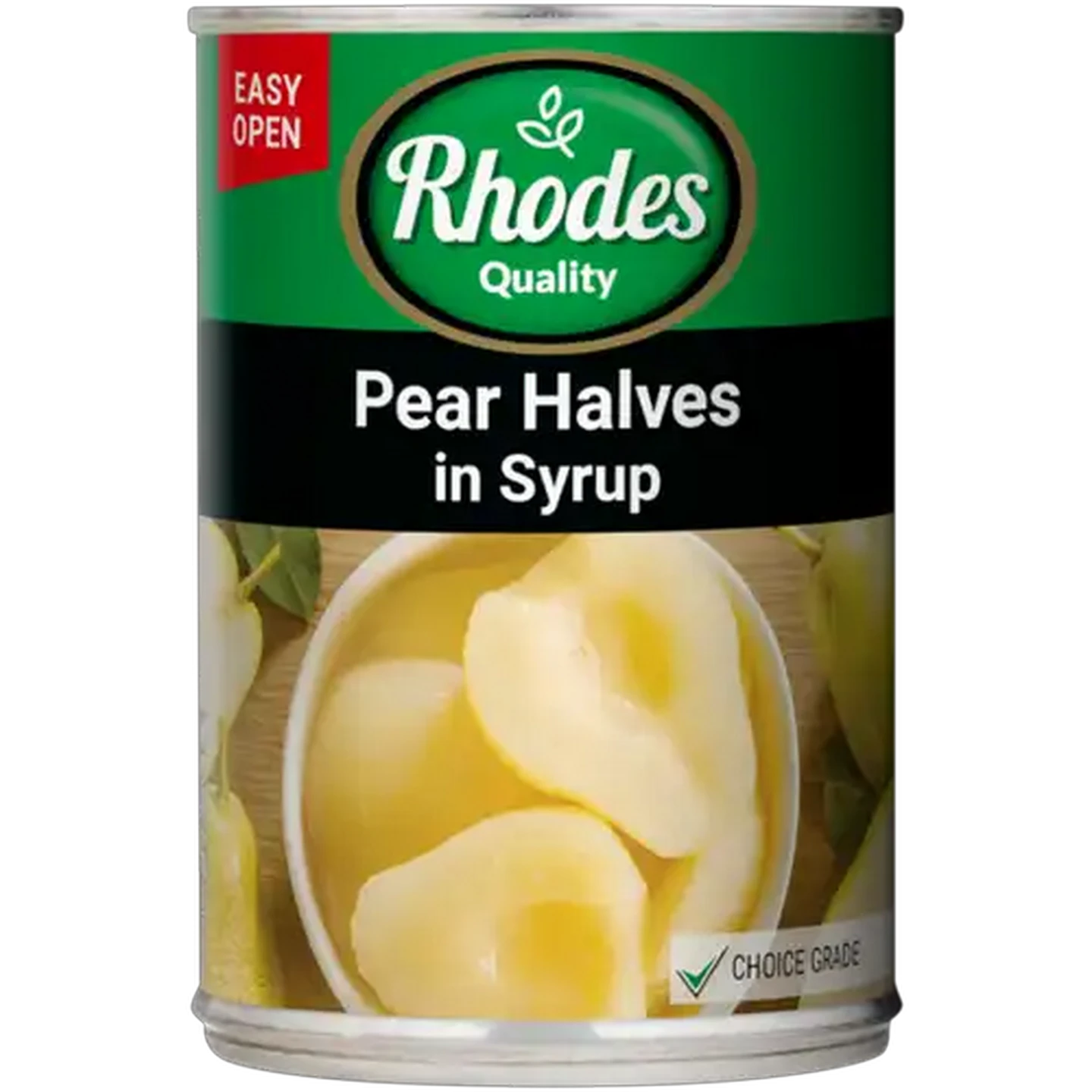 Image of Rhodes Quality Pear Halves in Syrup 410g