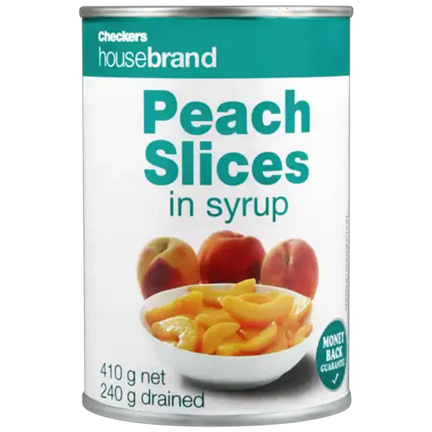 Image of Checkers Housebrand Peach Slices in Syrup 410g