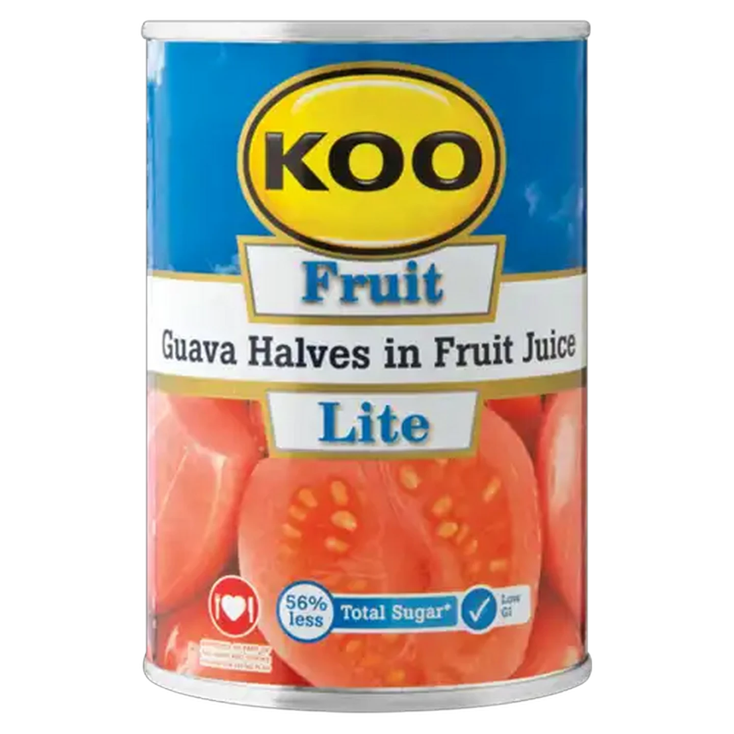 Image of KOO Lite Guava Halves In Fruit Juice Can 410g