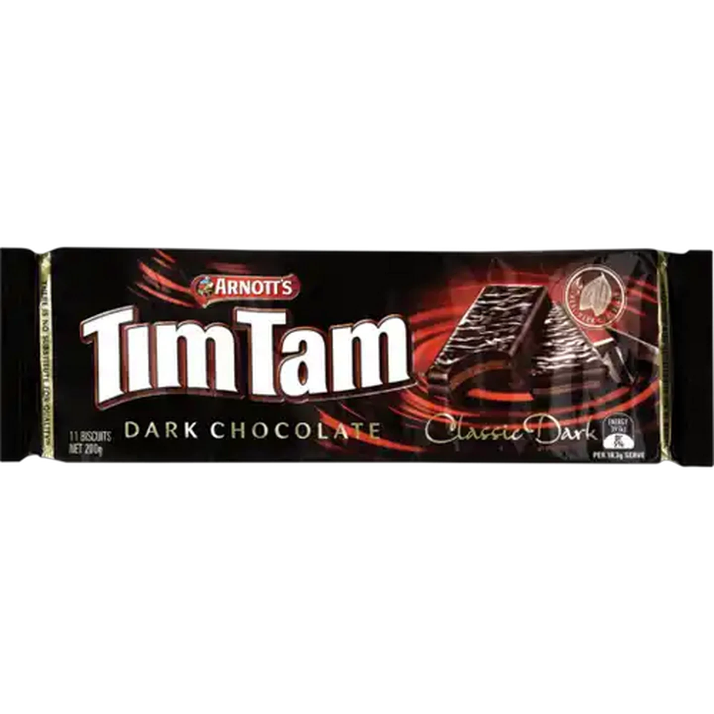 Image of Tim Tam Classic Dark Chocolate Biscuits 200g