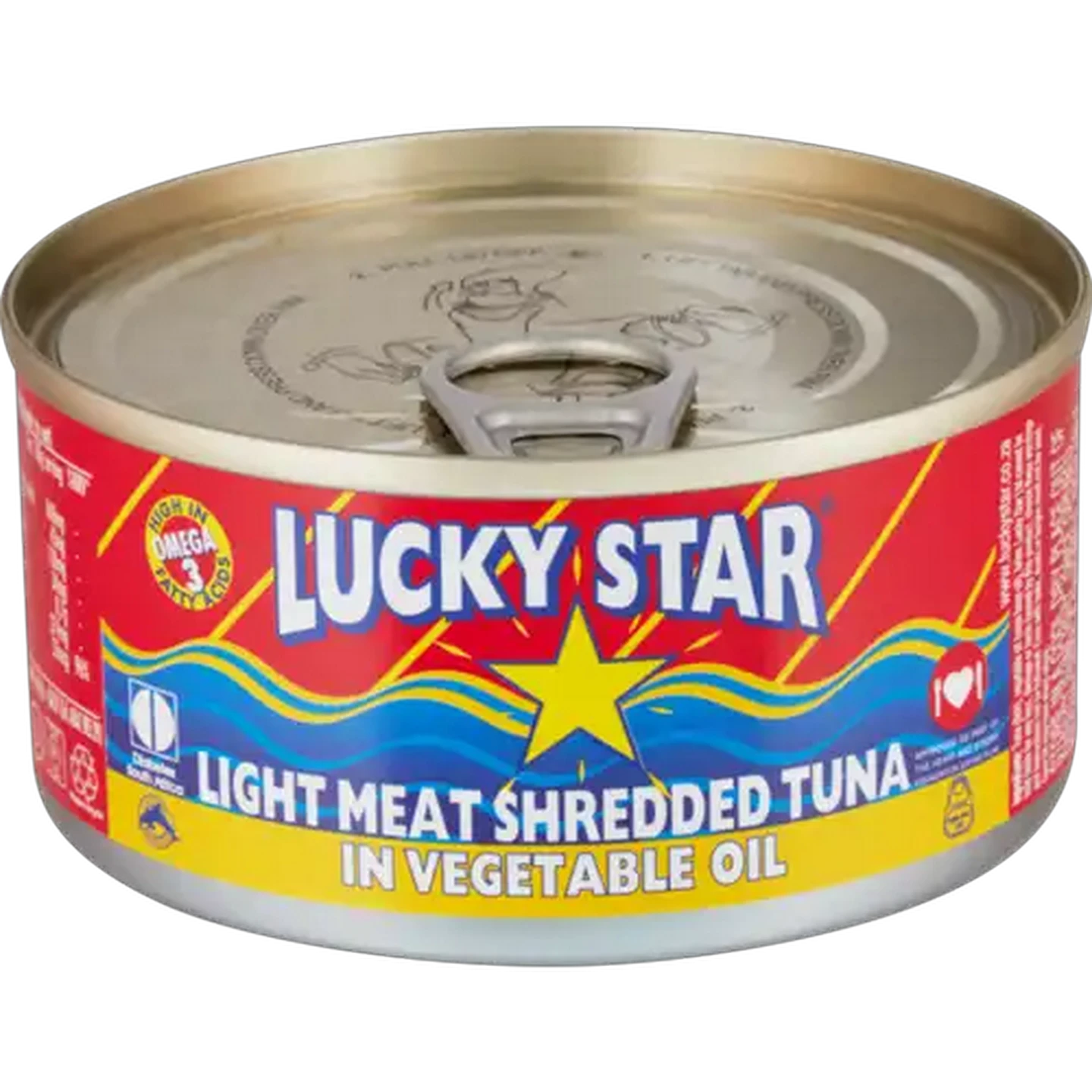Image of Lucky Star Light Meat Shredded Tuna in Vegetable Oil 170g