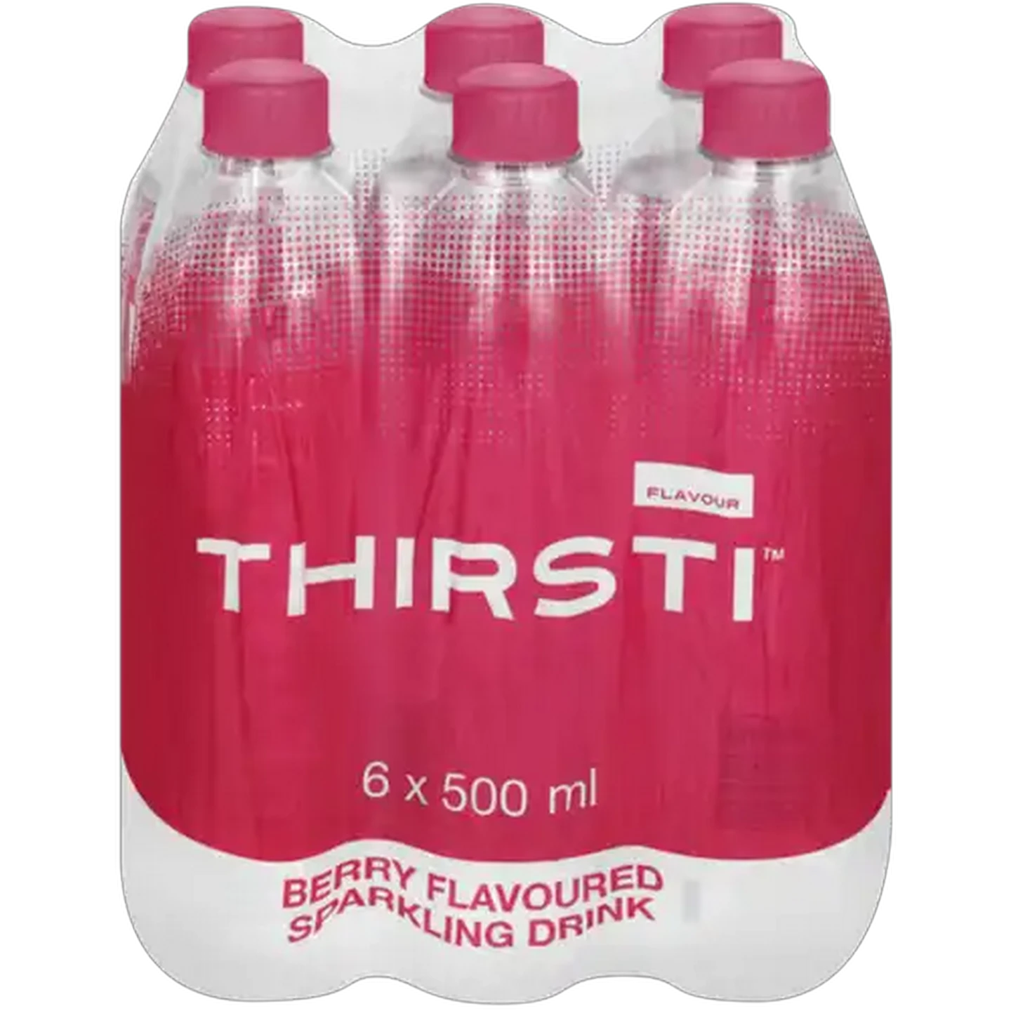 Image of Thirsti Berry Flavoured Sparkling Drinks 6 x 500ml
