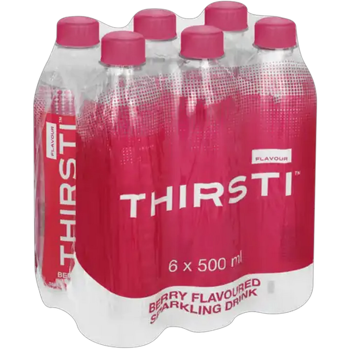 Image of Thirsti Berry Flavoured Sparkling Drinks 6 x 500ml