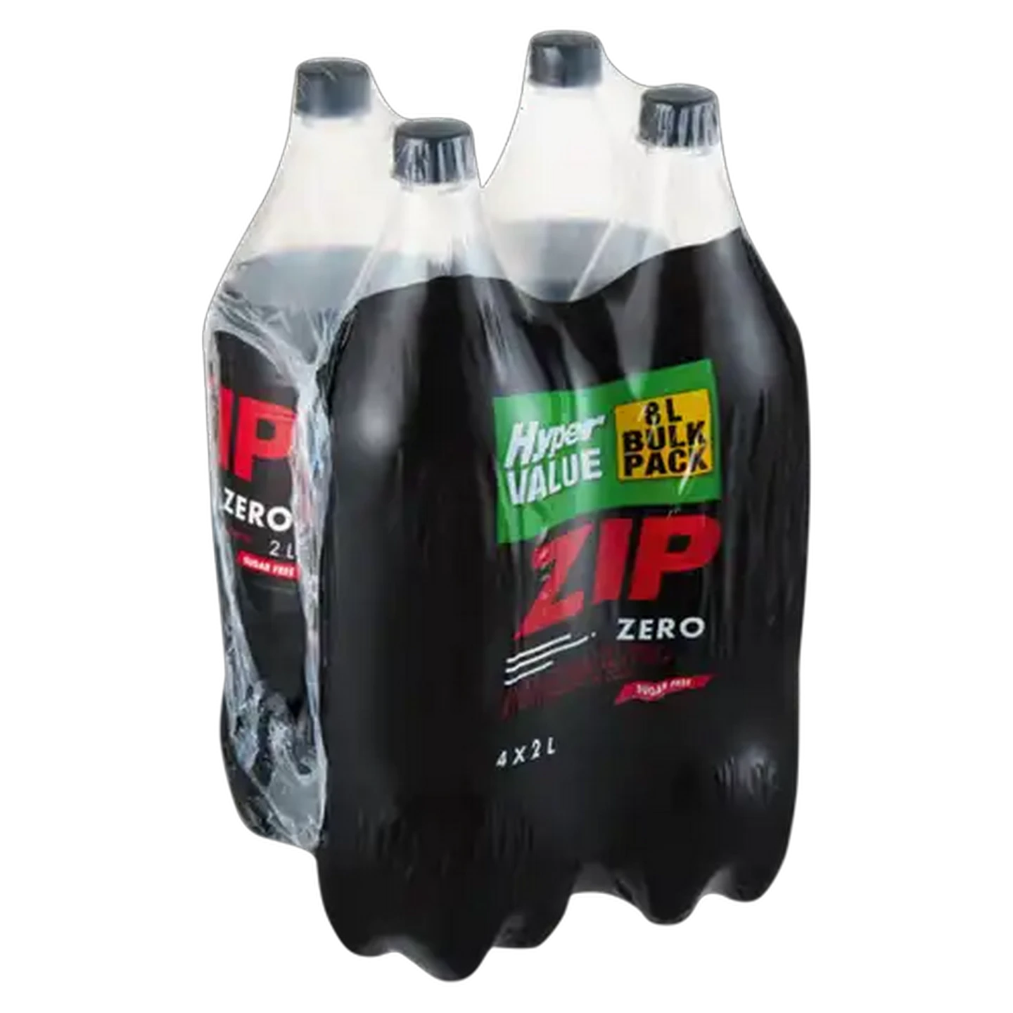 Image of Zip Zero Cola Flavoured Soft Drink 4 x 2L
