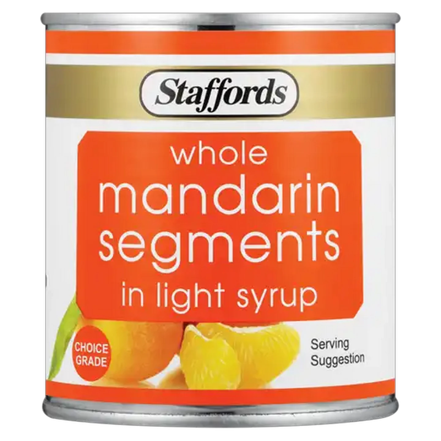 Image of Staffords Whole Mandarin Segments in Light Syrup 312g