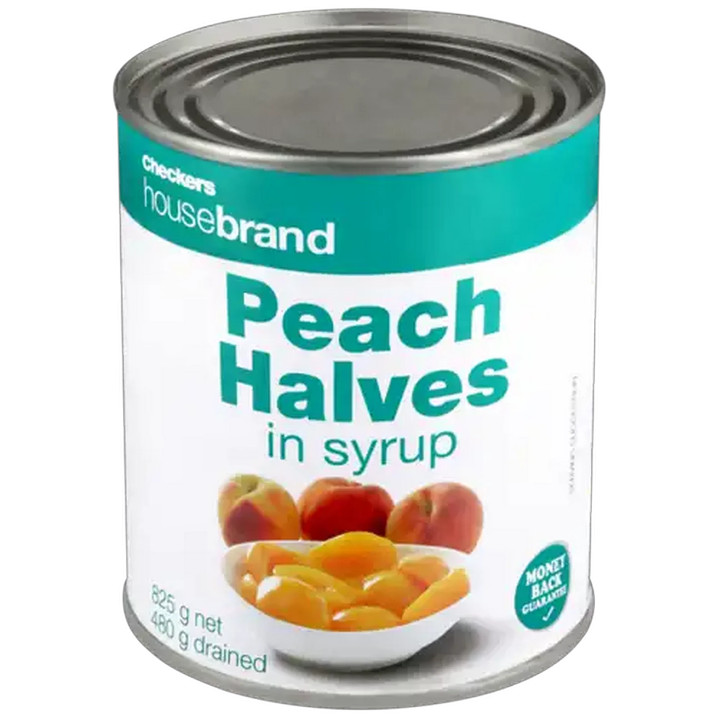 Image of Checkers Housebrand Peach Halves In Syrup 825g
