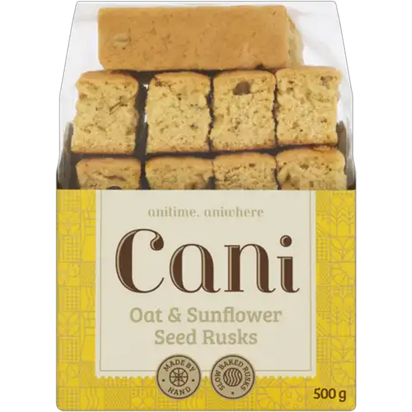 Image of Cani Oat & Sunflower Seed Rusks 500g