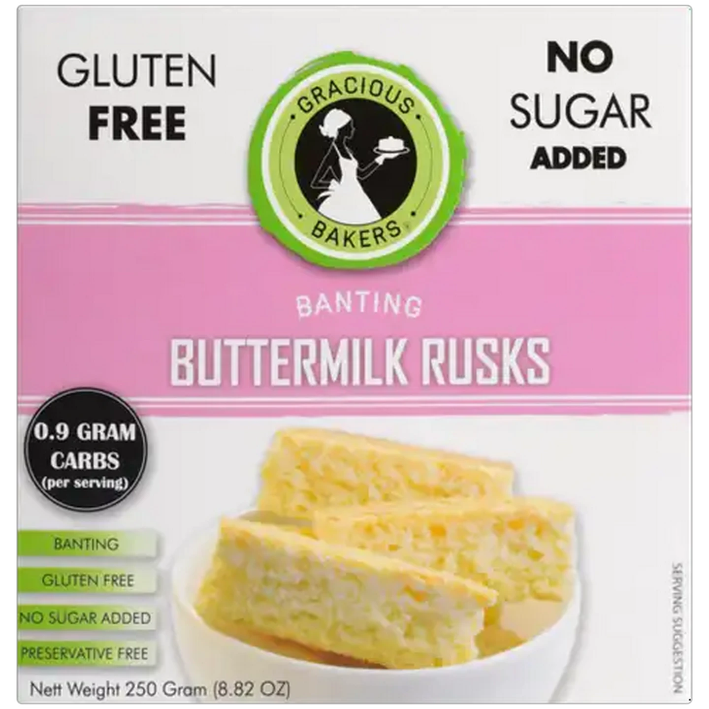 Image of Gracious Bakers Buttermilk Rusks 250g