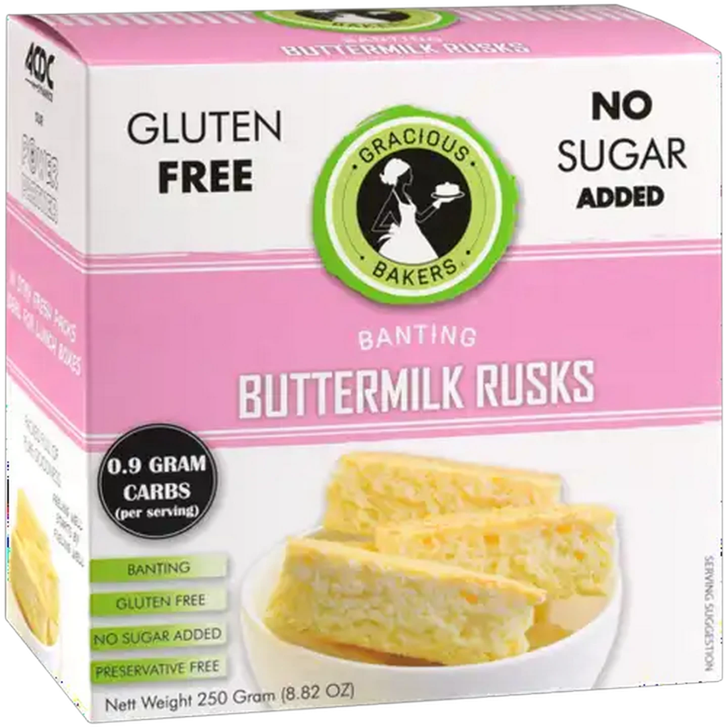 Image of Gracious Bakers Buttermilk Rusks 250g