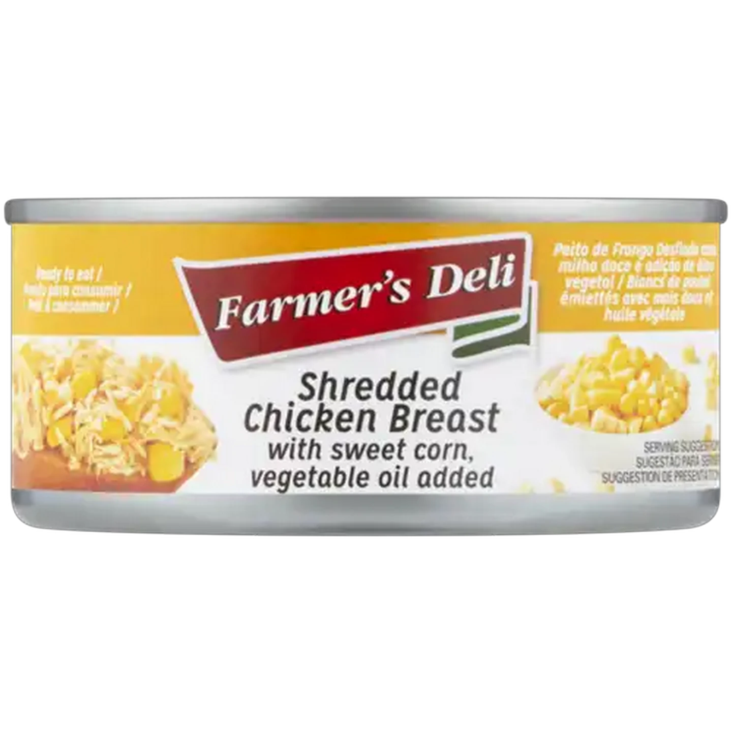 Image of Farmer's Deli Shredded Chicken With Sweet Corn Can 150g