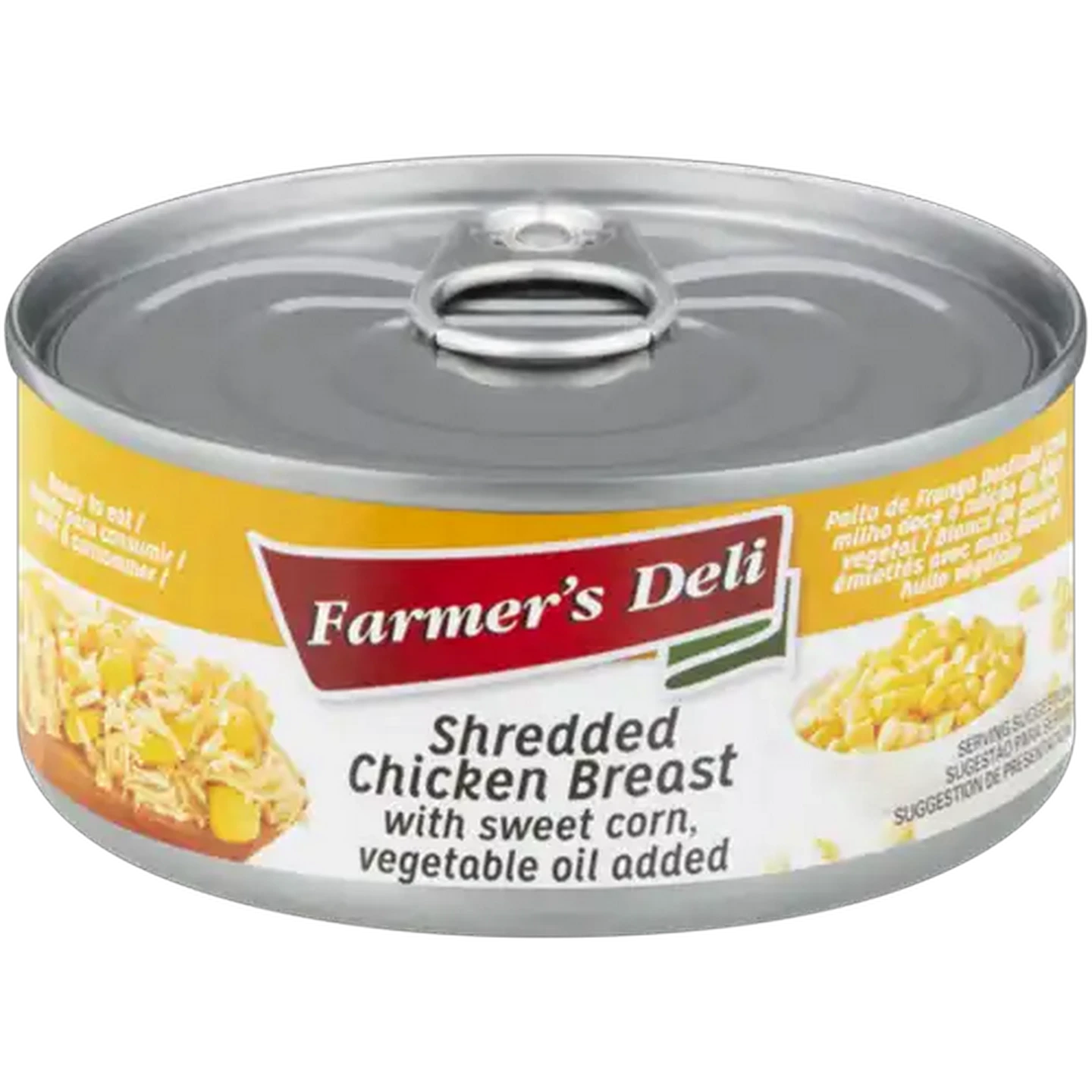 Image of Farmer's Deli Shredded Chicken With Sweet Corn Can 150g
