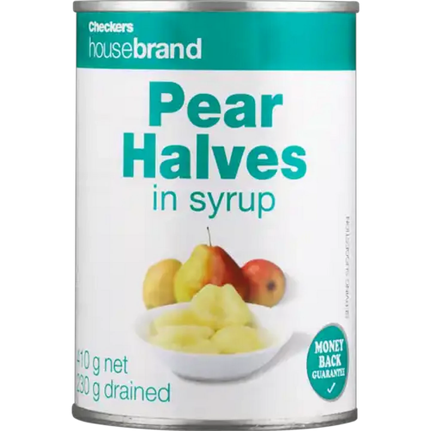 Image of Checkers Housebrand Pears Halves in Syrup 410g