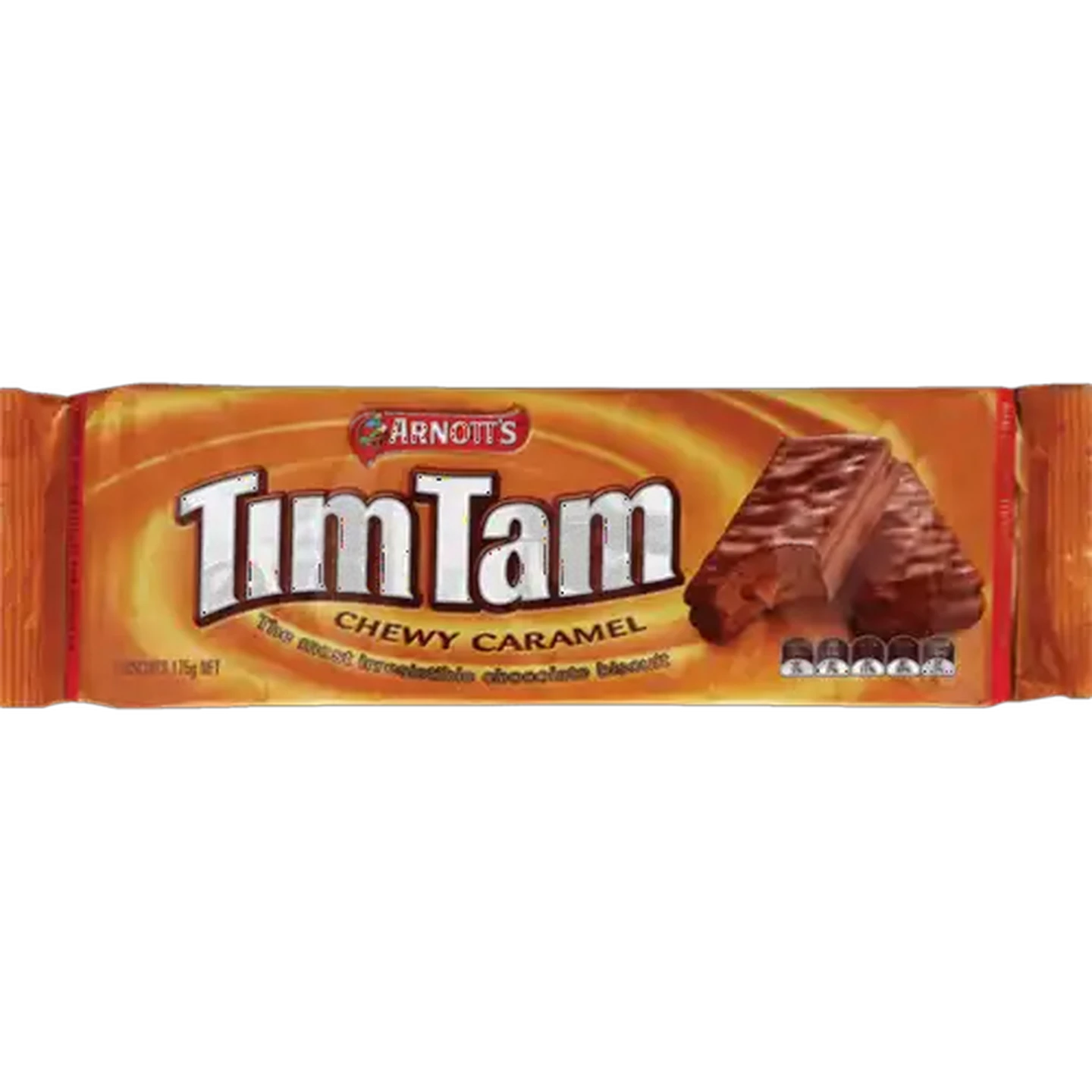 Image of Tim Tam Chewy Caramel Biscuits 175g